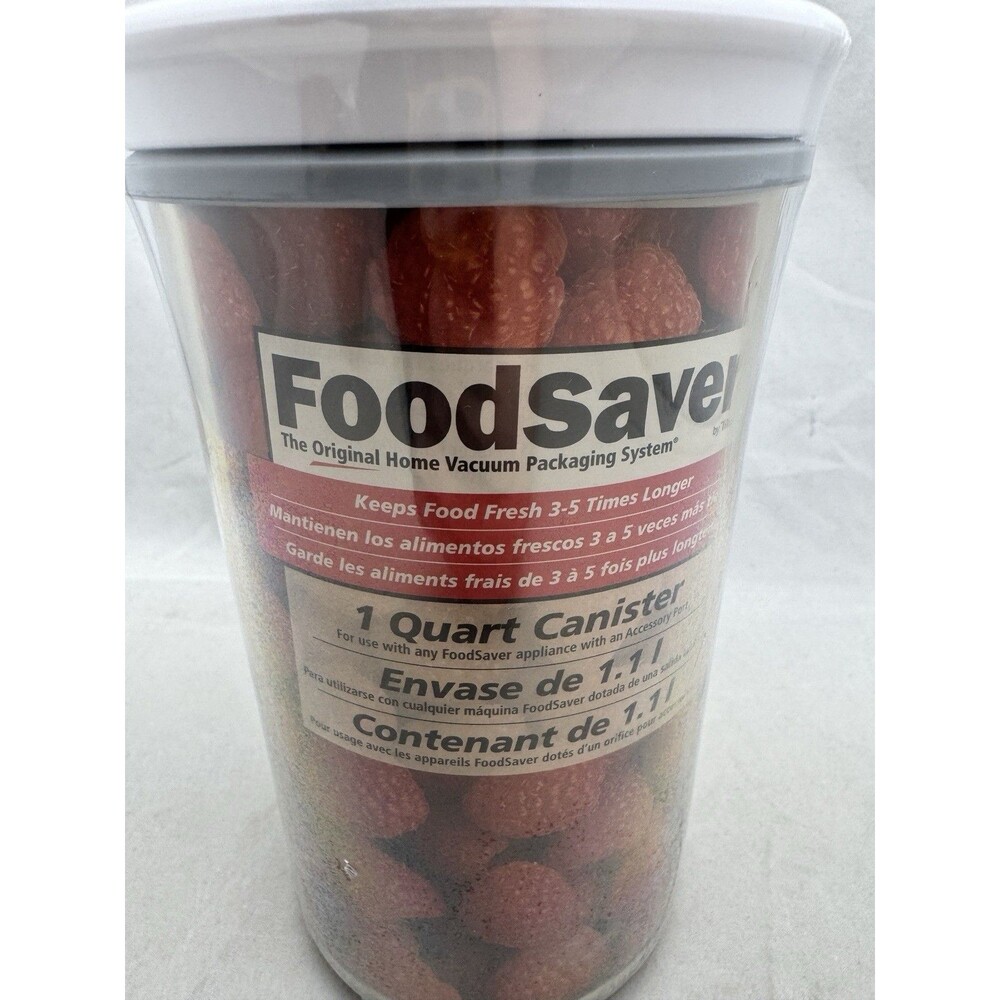 Foodsaver Food Saver 1 Quart Clear Canister Vacuum Packaging System NEW Sealed - Picture 2 of 5